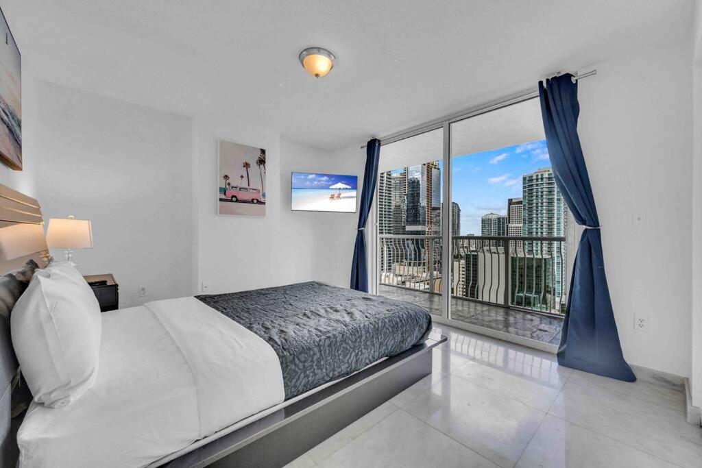 Iconic High Floor 3 Bedrooms In The Heart Of Miami Bagian luar foto